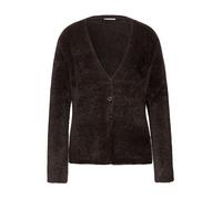 Street One 2515403 Cárdigan Acogedor con Cuello en V, Deep Roast Brown, 42 para Mujer