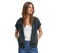 Street One Chaleco con aspecto de seda, color verde oscuro, talla 38
