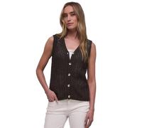 Street One Chaleco con botones Espresso Brown 34