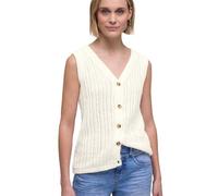 Street One Chaleco con botones Off White 46