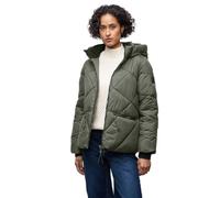 Street One Chaqueta acolchada corta para mujer, 2005477, color verde ciprés, talla 14