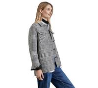 STREET ONE Chaqueta Bou Cuadros para Mujer, Negro, 44