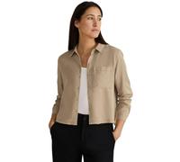 Street One Collar de Camisa Lavado Blouse W Po Camiseta, Women's, Cool Ivory, 46