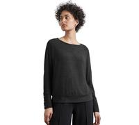 STREET ONE Cosy Shirt w.Hight Cuffs, Whale Tail Grey Melange, 40