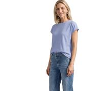 Street One Dropped Shoulder - Camiseta con Estampado de Cachemira, Color Azul 34