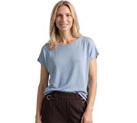 Street One Dropped Shoulder Shirt - Camiseta de Cuello Redondo, Color Azul Cachemira, Talla 44