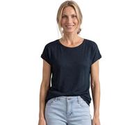 Street One Dropped Shoulder Shirt mit Rundhals Shadowed Navy 46