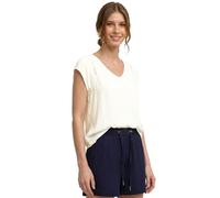 Street One Dropped Shoulder Shirt mit V-Neck Off White 36
