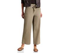Street One Gestrefite - Pantalones de Pierna Ancha, Color Arena silenciosa, Talla 42