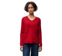 Street One Jersey de Cuello en V, Color Rojo, Talla 38