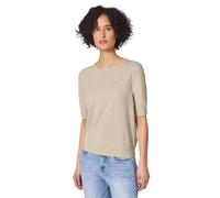 Street One Jersey en Color Liso algodón Beige Mel. 36