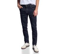 Street One MEN 3716569 Vaqueros de Corte estándar, Dark Blue Rinsed Wash, 32W / 32L Hombres