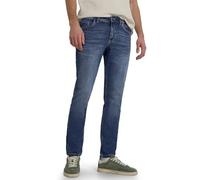 Street One Men Vaqueros Slim Leg Indigo Blue Random Wash 30