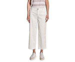 Street One Mujer Straight Leg Chino, Blanco Crudo, 44W / 28L