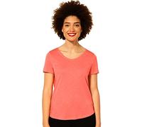 Street One Nueva Gerda Camiseta de Manga Corta Hilo de Llama, Sunset Coral, 38 para Mujer