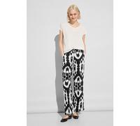 Street One Office_ AOP_Linen Wide Leg HW, Calzoncillos,