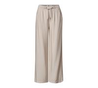 Street One Pantalones de Pierna Ancha de Cintura Alta en Tono Clay Sand 40