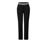 STREET ONE Pantalón negro / blanco 36x30 negro / blanco