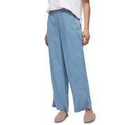 Street One Pantalones de Pierna Ancha, Color Azul Claro, Lavado Suave, 34