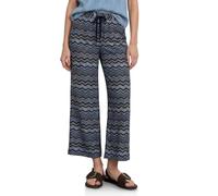 Street One Pantalones de Pierna Ancha de Cintura Alta en Corte Holgado Frozen Wave 38