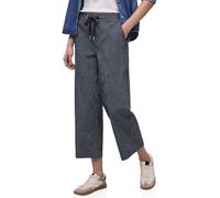 Street One Pantalones de Pierna Ancha Gestrefite, Azul Profundo, 44