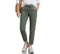 Street One Pantalones Ligeros Slim Leg Bound Green 40