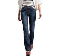 Street One Pantalones Vaqueros de Cintura Alta con Corte Entallado Azul Oscuro Lavado 31