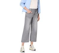 Street One Pantalones Vaqueros de Pierna Ancha, Gris Claro, Lavado 32