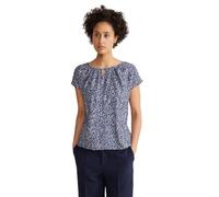 Street One Printed Mat-Mix Shirt W.Cut-ou Camiseta, Women's, Intense Royal Blue, 44