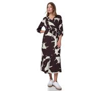 Street One Studio 1408843 Vestido Largo con Estampado, Fudge Red, 48 Mujeres