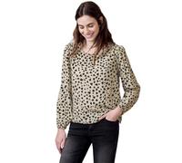 Street One Studio Blusa con Estampado de Corazones Stone Sand 36