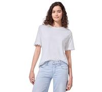 Street One Studio Camiseta con Detalles de Crochet en Las Mangas White 46