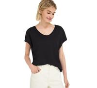 Street One Studio Camiseta con Hombros caídos de Punto Negro 44