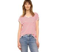 Street One Studio Camiseta de Rayas Rojo 38