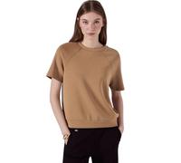 STREET ONE STUDIO Camiseta raglán con Aspecto de Seda, Creamy Brown, 42