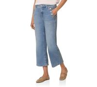 Street One Studio Cropped Wide Leg Jeans Mid Blue Wash 33