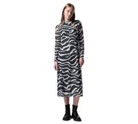 Street One Studio F144297 Vestido de Malla con Estampado, Flint Grey, 40 Mujeres