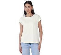 Street One Studio F323209 Camiseta con Cuello de Color, Blanco Crudo, 40 Mujeres