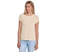 Street One Studio F323395 Camiseta con Estructura Acanalada, Crema Aterciopelada, 40 Mujeres