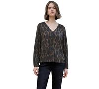Street One Studio Leo - Blusa con Cuello en V, Color Negro, Talla 34