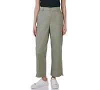 Street One Studio Pantalones de Mujer de Pierna Recta Papertouch, Pale Mud Green, 44