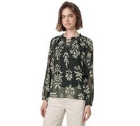 Street One Studio Túnica de Gasa Estampada para Mujer, Desert Pine Green, 44