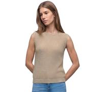 Street One Suéter en Color Liso algodón Beige 38