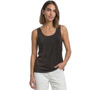 Street One Top básico con Cuello Redondo en Color Liso Black Coffee 46