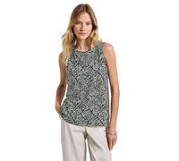 Street One Top básico Estampado para Mujer, Pine Grove Green, 48