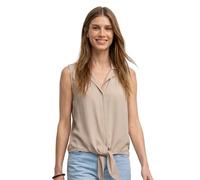 Street One Top con Cuello de Bolos y Nudo Clay Sand 40