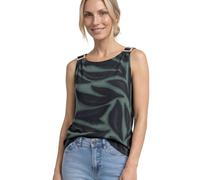 Street One Top con Estampado Detalle en los Hombros Deep Bound Green 36