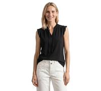 Street One Top con Mezcla de Textura y Detalles Crochet Black 38