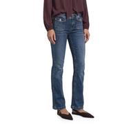 Street One Vaqueros de Cintura Media con Corte Bootcut en Corte Ajustado, Talla Media, Azul Lavado al Azar, 26