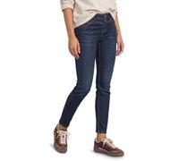 Street One Vaqueros para Mujer de Cintura Media con Detalle Decorativo 3818280, Dark Blue Soft Washed, 27W / 32L